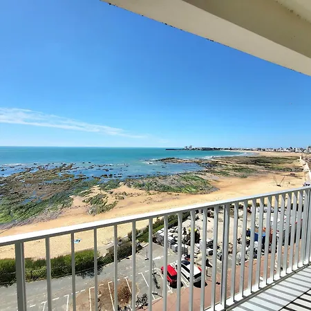 Apartmán T2 Agreable Aux Sables - Face Mer, Proche & Commerces, Balcon, Animal Admis - Fr-1-92-629